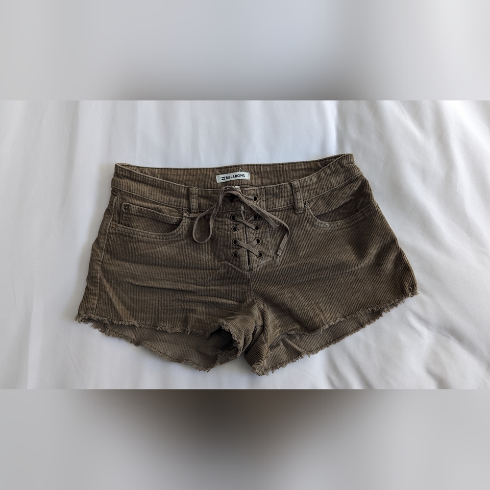 Billabong Tan Corduroy Shorts